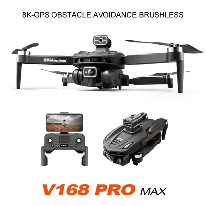 Xiaomi V168 8K GPS Drone with Dual-Camera, Omnidirectional Obstacle Avoidance, and Professional HD Aerial Photography