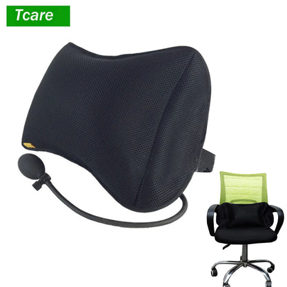 Portable Inflatable Lumbar Support Pillow - Orthopedic Massage Cushion for Back Pain Relief, Unisex