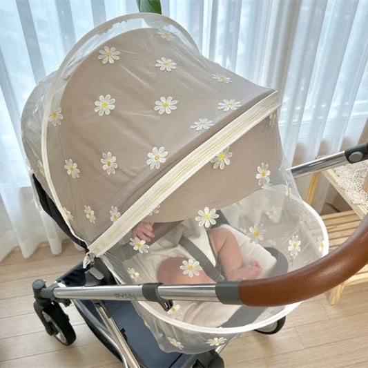 Premium Summer Baby Stroller Mosquito Net - Safe Insect Protection Mesh for Infants