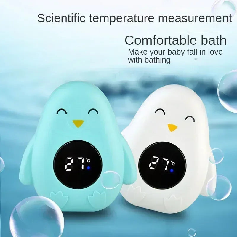 Digital Floating Baby Bath Thermometer - LED Display Temperature Tester with Cartoon Design for Safe and Fun Bath Time