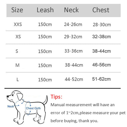 Adjustable Dog Harness and Leash Set for Small Dogs and Cats - Reflective, Breathable Vest for Outdoor Walking - Perfect for French Bulldogs, Chihuahuas, and Pugs