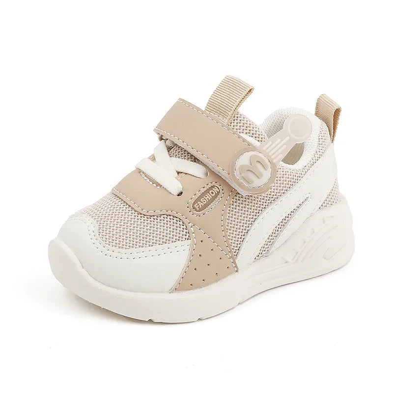 Breathable Anti-Slip Baby Sneakers - 0-3 Years Toddler First Walkers