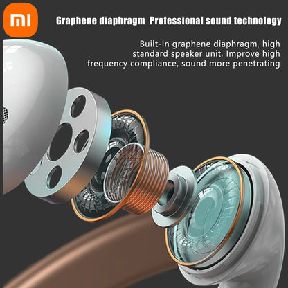 XIAOMI AP05 True Wireless Earbuds with Mic, Bluetooth 5.3, HiFi Stereo Sound, Noise-Canceling Sport Earphones, Waterproof, 9D Sound, Compatible with Android and iOS