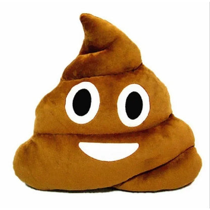 Funny Poop Emoji Plush Toy - Cute Face Expression Stuffed Doll for Kids, Perfect Birthday & Christmas Gift