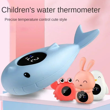 Digital Floating Baby Bath Thermometer - LED Display Temperature Tester with Cartoon Design for Safe and Fun Bath Time