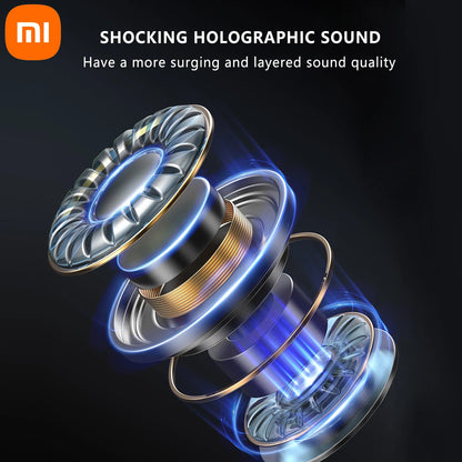 XIAOMI AP05 True Wireless Earbuds with Mic, Bluetooth 5.3, HiFi Stereo Sound, Noise-Canceling Sport Earphones, Waterproof, 9D Sound, Compatible with Android and iOS