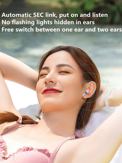 Air Pro 6 TWS Wireless Bluetooth Earphones with Mic - Noise Cancelling, Waterproof In-Ear Earbuds for Sports and Everyday Use