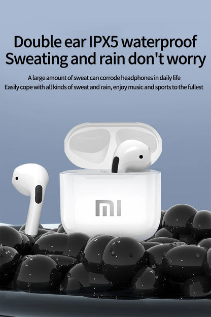 XIAOMI AP05 True Wireless Earbuds with Mic, Bluetooth 5.3, HiFi Stereo Sound, Noise-Canceling Sport Earphones, Waterproof, 9D Sound, Compatible with Android and iOS