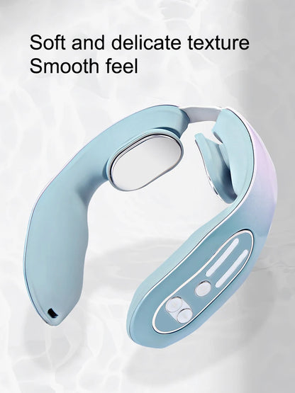 Advanced 2-in-1 Neck and Shoulder Massager with Blue Light Hot Compress and Gradient Color